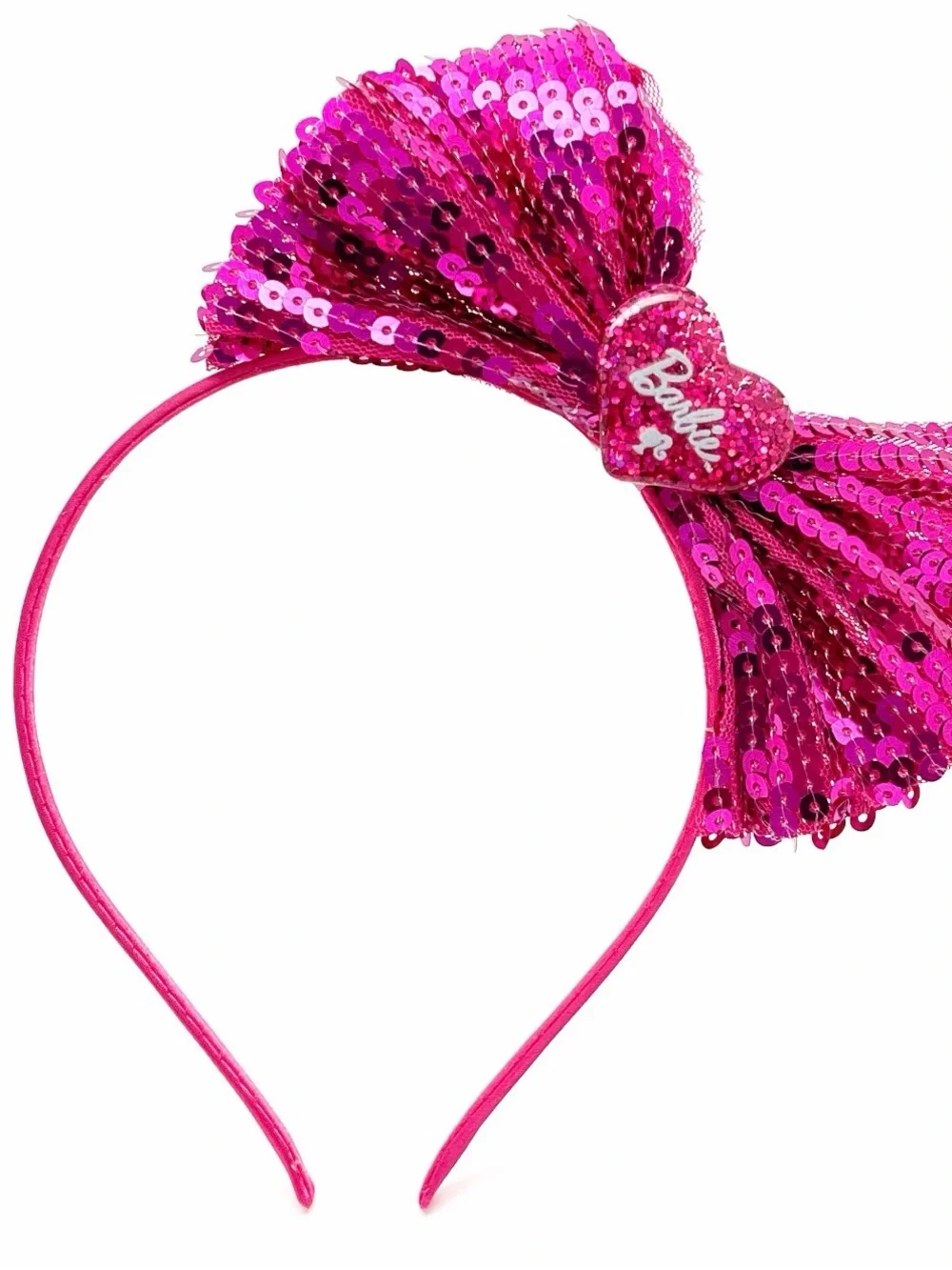 Barbie Pink Sunglasses and Fuchsia Sequin Bow Headband Set